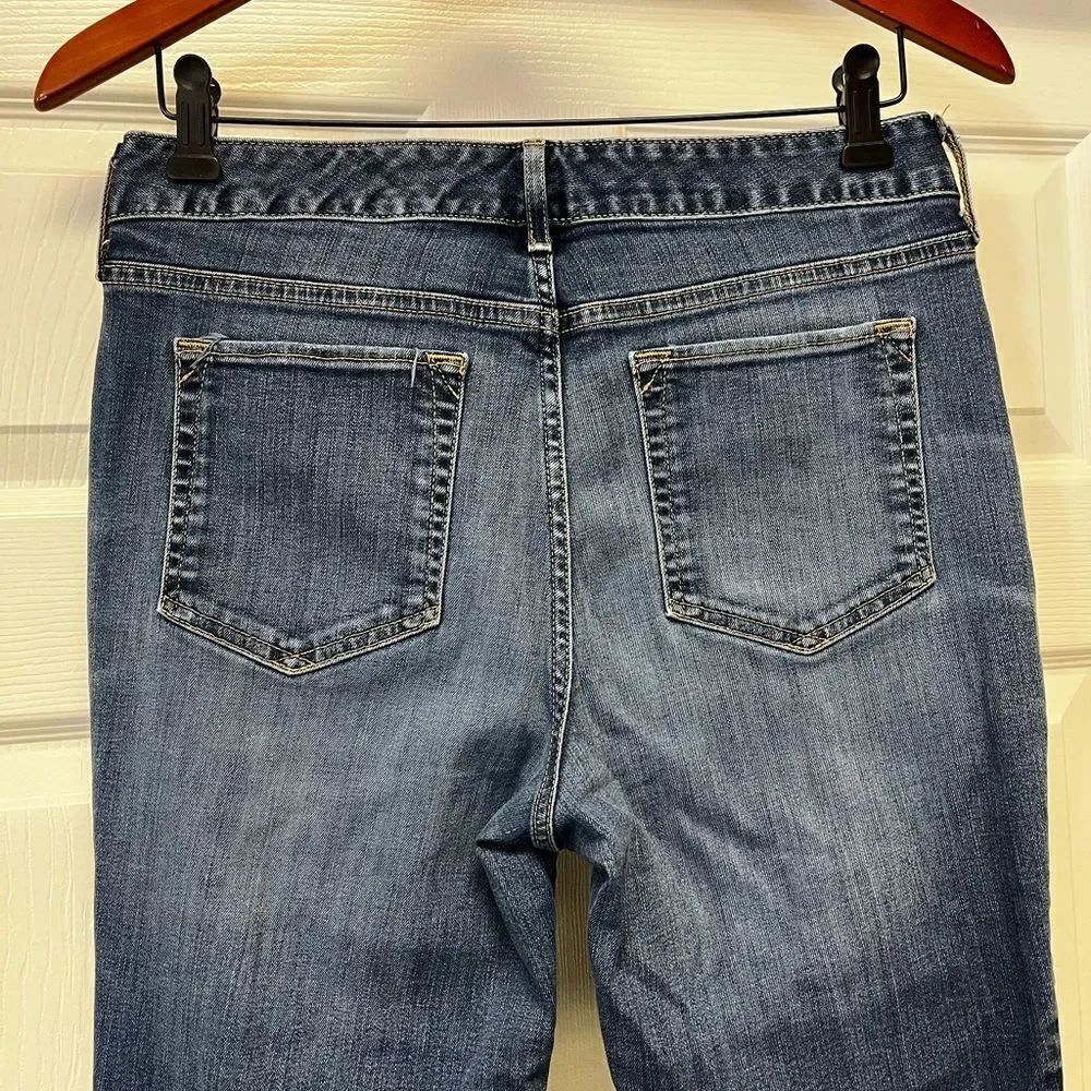 Eddie Bauer Curvy Boot Cut Jeans sz 8L EUC